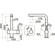 Кухонная мойка + смеситель Omoikiri 4997402 + NAGANO-BN 4994011, нержавеющая сталь фото 4