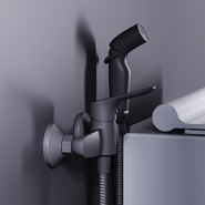 Набор для гигиенического душа Damixa Jupiter 778000300, чёрный фото 3