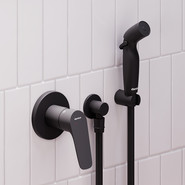 Набор для гигиенического душа Damixa Jupiter 777510300, чёрный фото 4