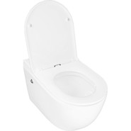 Унитаз подвесной импульсный Azario AZ-102C с тонкой крышкой микролифт (монтажная рама в комплекте) фото 3