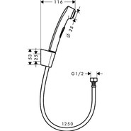 Гигиенический душ Hansgrohe 32129000 фото 2