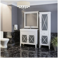 Зеркало Opadiris Палермо 90 см, белый фото 3