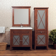 Зеркало Opadiris Палермо 90 см, светлый орех фото 3