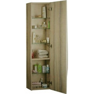 Пенал подвесной Aqwella Clarberg Papyrus wood 35 см Pap-w.05.35/LIGHT, дерево фото 2