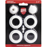 Набор присоединительный Royal Thermo 3/4, белый фото 