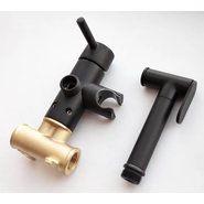 Гигиенический душ CeramaLux KRS/001, черный матовый, Цвет производителя: чёрный матовый фото 5