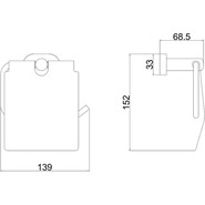 Держатель для туалетной бумаги Belz B90503, цвет вороненая сталь фото 2
