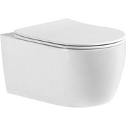 Инсталляция с подвесным унитазом комплект:  Grohe Rapid SL с подвесным безободковым унитазом Aquatek Европа AQ1106-00 сиденье микролифт, крепление, кнопка смыва золото матовое, Цвет производителя: золото матовое фото 3