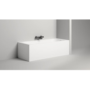 Ванна каменная Salini Orlanda Kit 180х80 см 102112G (S-Sense) покрытие ванны глянцевое (с монолитным экраном) фото 3