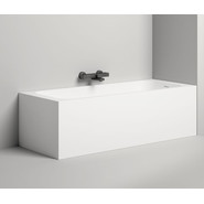 Ванна каменная Salini Orlanda Kit 180х80 см 102112G (S-Sense) покрытие ванны глянцевое (с монолитным экраном) фото 2