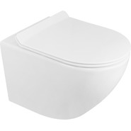 Инсталляция с подвесным безободковым унитазом Azario Grado AZ-8010-1000+AZ-0046-N+AZ-8200-0012, Цвет производителя: белый фото 2