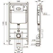 Инсталляция для унитаза Boheme 666 фото 2