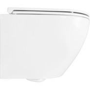 Унитаз подвесной безободковый Azario Grado AZ-0046 с тонкой крышкой микролифт фото 6