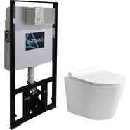 Инсталляция с подвесным унитазом Azario Nova AZ-8010-1000+AZ-2217 фото 