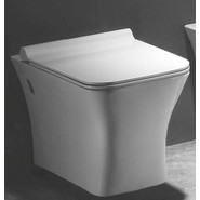 Унитаз подвесной безободковый Azario Trend AZ-2024 с крышкой микролифт фото 