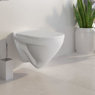 Унитаз подвесной Sanita Luxe Attica WC.WH/Attica/DM/WHT.G/S1 с крышкой микролифт фото 