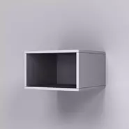 Модуль подвесной открытый Am.Pm Func 40 см M8FOH0401WM, белый матовый фото 2