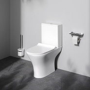 Унитаз-компакт безободковый Am.Pm Sense C748600SC с сиденьем микролифт фото 3