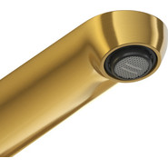 Смеситель для раковины настенный Cezares STYLUS-BLI1-BORO-W0 (со скрытой частью) брашированное золото, Цвет производителя: брашированное золото фото 4