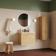 Пенал подвесной Iddis Bild 30 см BIL30V0i97, дуб светлый фото 4