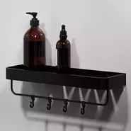 Душевая кабина Am.Pm X-Joy 90х90 см W94C-403-090BT, черный матовый/прозрачное фото 6