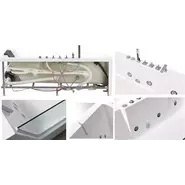 Ванна гидромассажная CeruttiSpa C-403A L 170х80 см фото 3