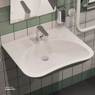 Раковина подвесная Roca Access больничная 64 см ZRU9307659 фото 4