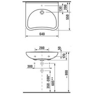 Раковина подвесная Roca Access больничная 64 см ZRU9307659 фото 5