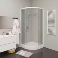 Душевое ограждение Parly 90х90 см ZF91, белый/матовое фото 2