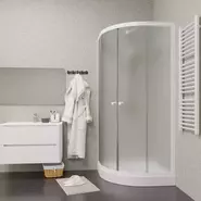 Душевое ограждение Parly 90х90 см ZF91, белый/матовое фото 3