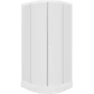 Душевое ограждение Parly 90х90 см ZF91, белый/матовое фото 5