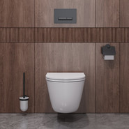 Унитаз подвесной безободковый Cezares Relax-Tor CZR-3806-53-TH-TOR/SC с крышкой микролифт (система смыва Торнадо) фото 3