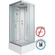 Душевая кабина Niagara Classic 90x90 см NG-1108-14, серебро/матовое (безсиликоновая сборка) фото 2