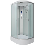 Душевая кабина Niagara Classic 100x80 см NG-33084-14LP, серебро/матовое (безсиликоновая сборка) фото 