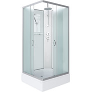 Душевая кабина Niagara Classic 100x80 см NG-33084-14QBKT, серебро/матовое (безсиликоновая сборка) фото 