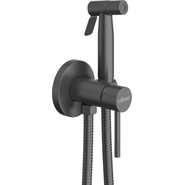 Набор для гигиенического душа Cezares RELAX-DIF-NOP (со скрытой частью), чёрный матовый, Цвет производителя: чёрный матовый фото 2