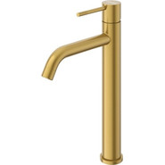 Смеситель для раковины высокий Cezares RELAX-LC1-BORO-W0, брашированное золото, Цвет производителя: брашированное золото фото 