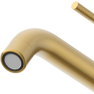 Смеситель для раковины высокий Cezares RELAX-LC1-BORO-W0, брашированное золото, Цвет производителя: брашированное золото фото 4