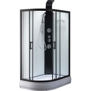 Гидробокс Taliente 120x80 см TA-128CB(R), чёрный/прозрачное фото 2