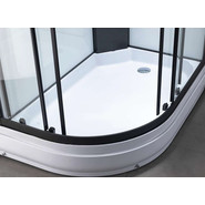 Гидробокс Taliente 120x80 см TA-128CB(R), чёрный/прозрачное фото 4