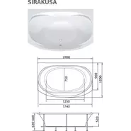 Ванна акриловая 1Marka Sirakusa New 190x120 см фото 5