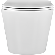 Унитаз подвесной безободковый Aquatek Вега AQ1905-00 с тонкой крышкой микролифт фото 6