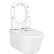 Унитаз подвесной безободковый Aquatek Оберон AQ1363W-00 с крышкой микролифт фото 2