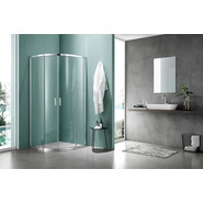 Душевое ограждение Aquatek 90x90 см AQ ARI RO 09020CH, хром/прозрачное фото 3