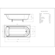 Ванна акриловая Aquatek Ника 160х75 см, Размер - мм: 1600х750 фото 4