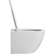 Унитаз подвесной безободковый Aquatek Европа AQ1900T-00 с тонкой крышкой микролифт (Система смыва торнадо) фото 6