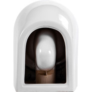 Унитаз подвесной безободковый Aquatek Европа AQ1900T-00 с тонкой крышкой микролифт (Система смыва торнадо) фото 4