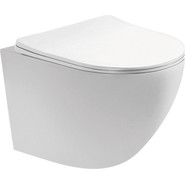 Инсталляция с подвесным унитазом комплект: Grohe Rapid SL 38772001 с подвесным безободковым унитазом Aquatek Европа AQ1900T-00 сиденье микролифт, крепление, кнопка смыва хром (Система смыва торнадо), Цвет производителя: белый фото 6