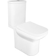 Унитаз-компакт безободковый Azario Wandy AZ-56D с тонкой крышкой микролифт фото 