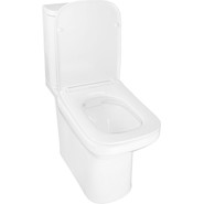 Унитаз-компакт безободковый Azario Wandy AZ-56D с тонкой крышкой микролифт фото 3